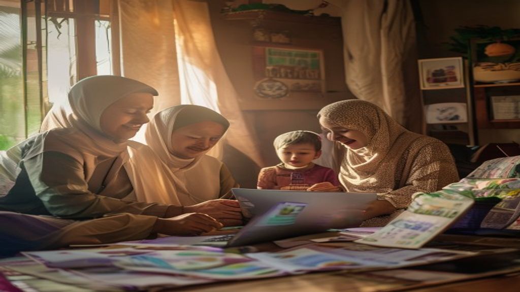 Grafik menunjukkan perkiraan biaya umroh tahun 2025 dalam rupiah, termasuk paket travel, visa, dan akomodasi.