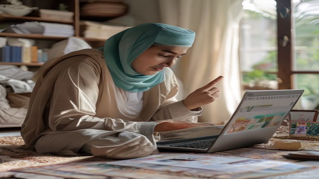 Infografik biaya umroh mulai dari Rp 30 juta hingga Rp 45 juta termasuk tiket, akomodasi, visa, dan layanan.