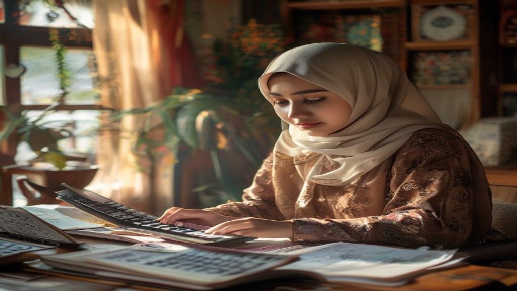 Ilustrasi rincian biaya umroh lengkap termasuk tiket, akomodasi, visa, dan perlengkapan ibadah