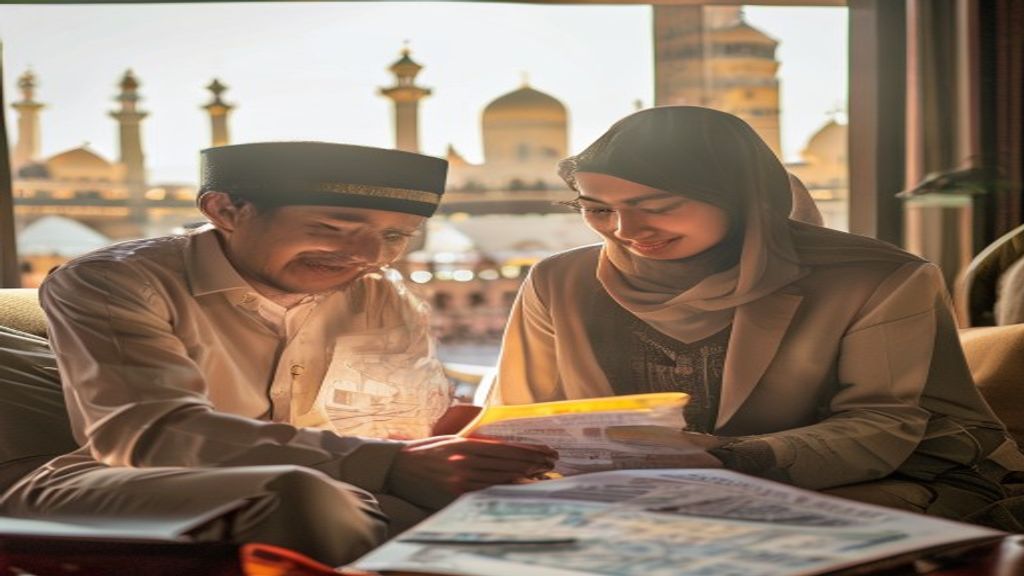 Detail biaya umroh untuk dua orang termasuk tiket, akomodasi, visa, dan fasilitas ibadah lengkap