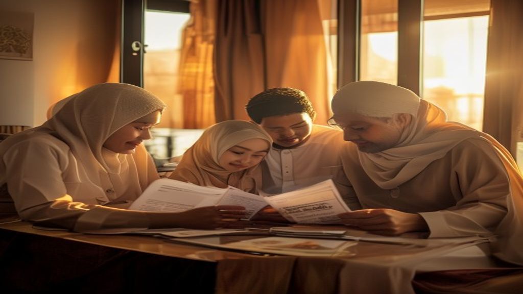 Ilustrasi rincian biaya umroh meliputi tiket, visa, akomodasi, dan paket perjalanan lengkap