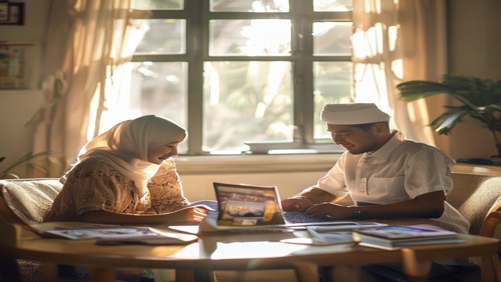 Estimasi biaya umroh paket lengkap untuk tiga orang meliputi tiket, akomodasi, visa, dan perlengkapan ibadah