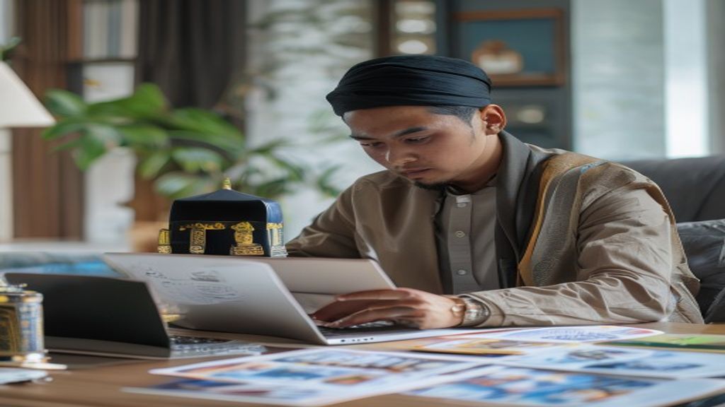 Grafik biaya umroh 2026 menunjukkan perkiraan harga paket lengkap termasuk tiket, visa, dan akomodasi.