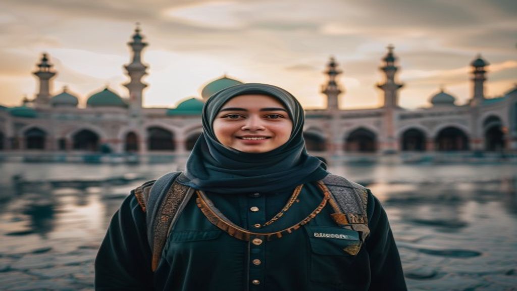 Grafik menunjukkan perkiraan biaya umroh mandiri tahun 2025 termasuk tiket, visa, akomodasi, dan paket layanan.