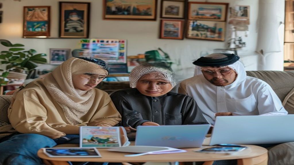 Infografis harga umroh untuk 3 orang dalam berbagai paket travel