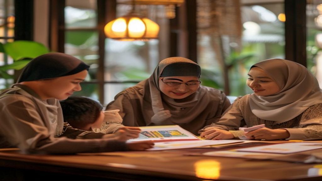 Estimasi biaya umroh untuk empat orang termasuk tiket, visa, akomodasi, dan paket layanan lengkap