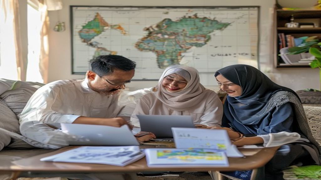 Biaya umroh untuk 4 orang dengan pilihan paket wisata lengkap.