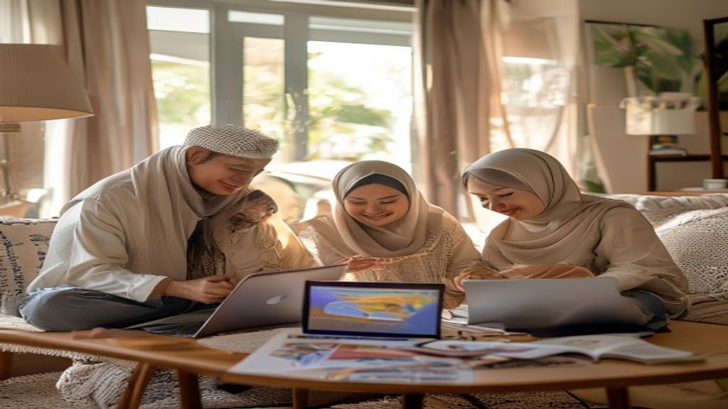 Biaya umroh untuk 4 orang dengan berbagai pilihan paket dan fasilitas.