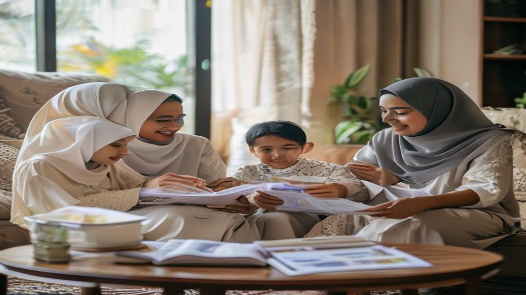 Estimasi biaya umroh lengkap untuk empat jamaah meliputi tiket, visa, akomodasi, dan transportasi.